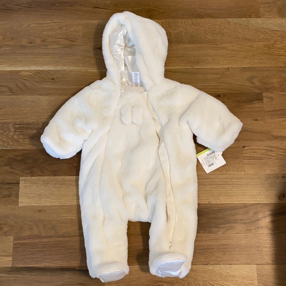 Little me warm body suit coat